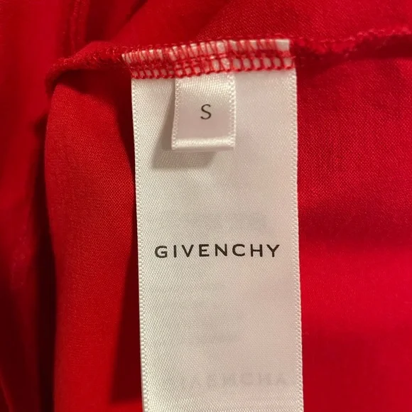 Givenchy Oversize T-Shirt Gothic Logo Signature Print on the back